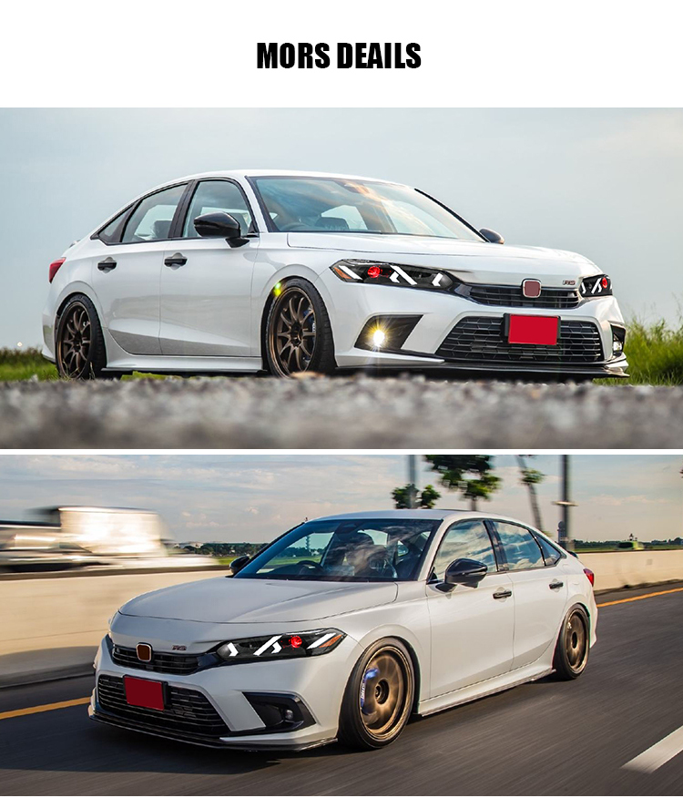 Honda Civic Headlights SY-A168B-E For Honda Civic (2022–2025) 22 思域11代兰博大灯 08