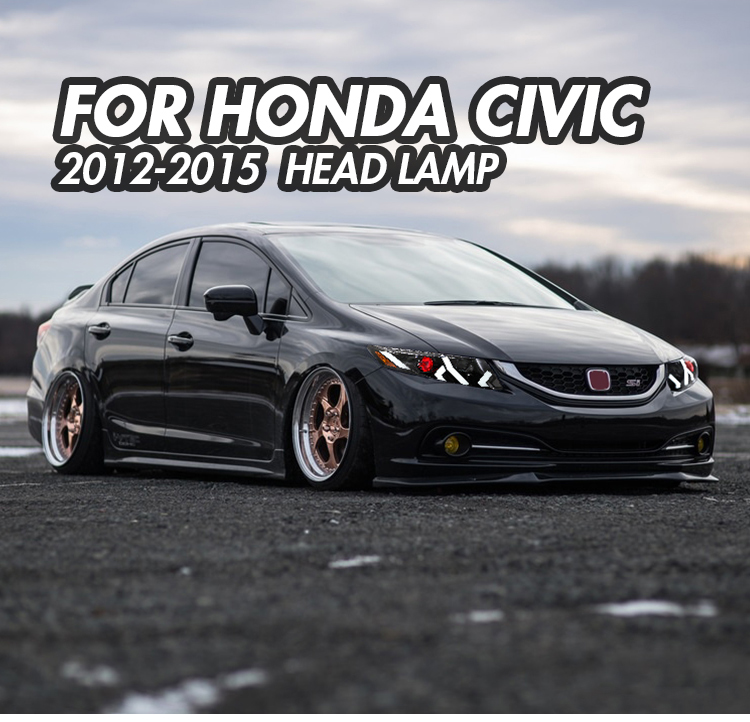 Honda Civic Headlights SY-A523 Series For Honda Civic (2012–2015) 17 Civic Headlights