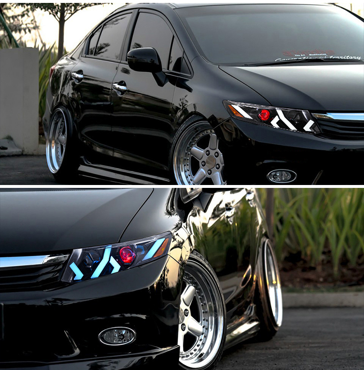 Honda Civic Headlights SY-A523 Series For Honda Civic (2012–2015) 23 Civic Headlights