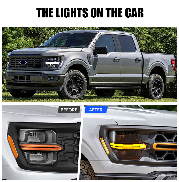 Ford F150 Headlights F150-A535 Series For Ford F-150 (2024–2026) 18 F150 Headlights