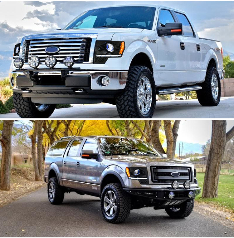 Ford F150 Headlights F150-A509B For Ford F-150 (2009–2014) 23 F150 Headlights