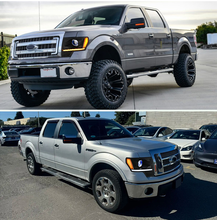 Ford F150 Headlights F150-A509B For Ford F-150 (2009–2014) 24 F150 Headlights