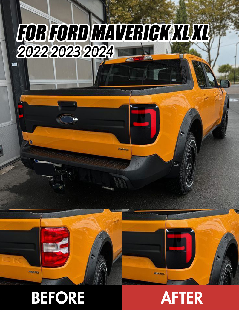 Ford Maverick Tail Lights DXX-B612-S For Ford Maverick XL / XLT (2022–2024) 13 Maverick Tail Lights