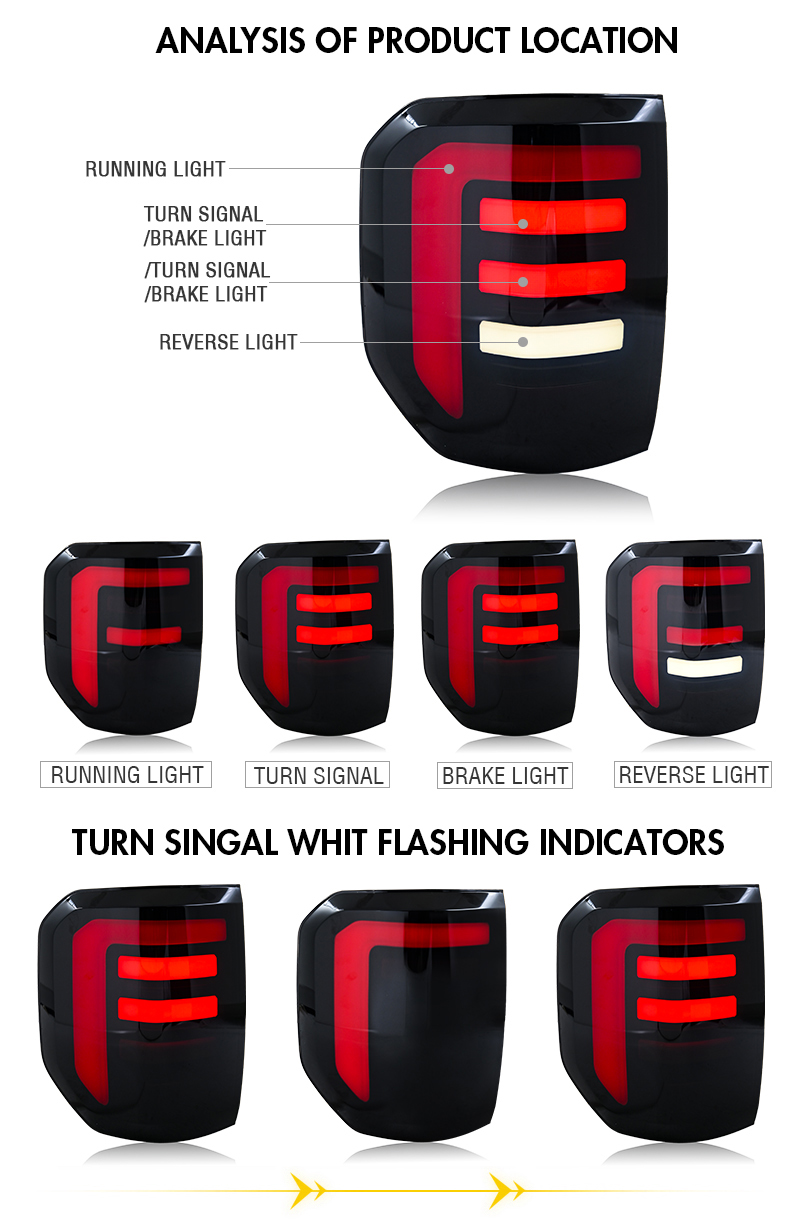 Ford Maverick Tail Lights DXX-B612-S For Ford Maverick XL / XLT (2022–2024) 14 Maverick Tail Lights