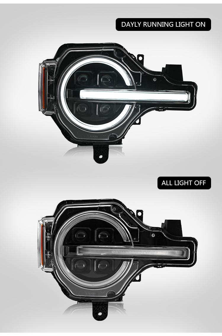 Ford Bronco Headlights LM-A522A For Ford Bronco (2021–2025) 20 Bronco Headlights