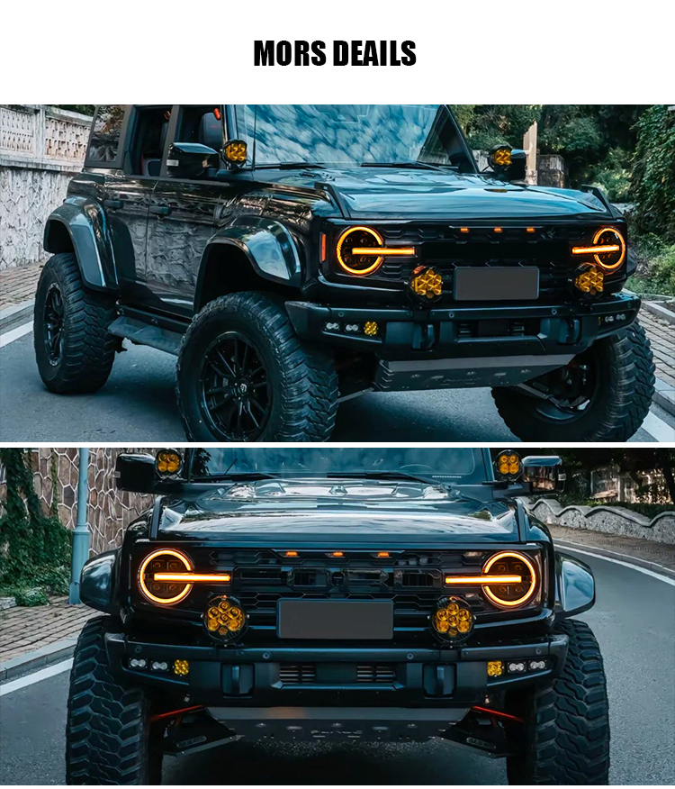 Ford Bronco Headlights LM-A522A For Ford Bronco (2021–2025) 22 Bronco Headlights
