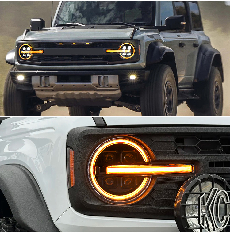 Ford Bronco Headlights LM-A522A For Ford Bronco (2021–2025) 23 Bronco Headlights