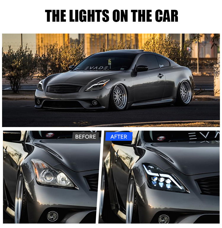 Nissan Infiniti Headlights NIF-A287 For Nissan / Infiniti 18 Infiniti Headlights