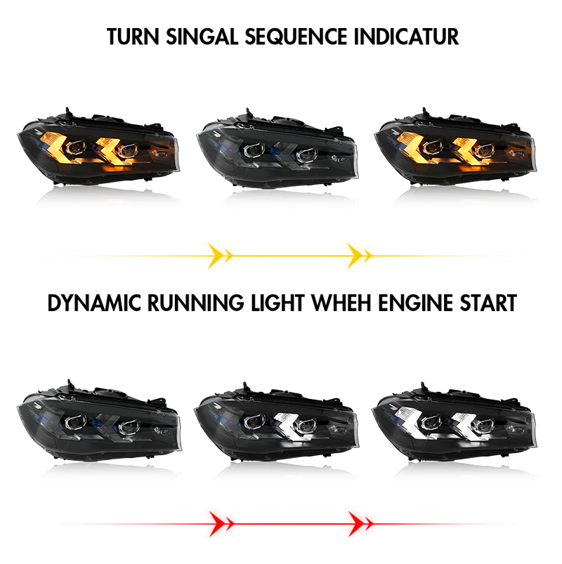 BMW X5 F15 Headlights F15-A544 For BMW X5 (2014–2018) 17 X5 F15 Headlights