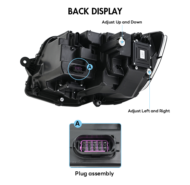 Fari Volkswagen T6 DZ-A546 per Volkswagen Transporter T6–201–2019 Volkswagen T6 Headlights
