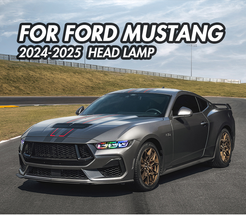 Ford Mustang Headlights YM-A530-RGB For Ford Mustang (2024–Present) 25 Mustang Headlights