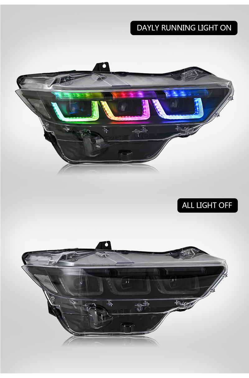 Ford Mustang Headlights YM-A530-RGB For Ford Mustang (2024–Present) 28 Mustang Headlights