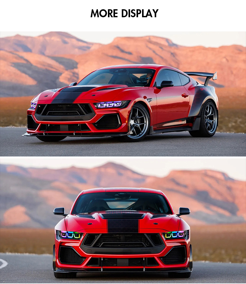 Ford Mustang Headlights YM-A530-RGB For Ford Mustang (2024–Present) 34 Mustang Headlights