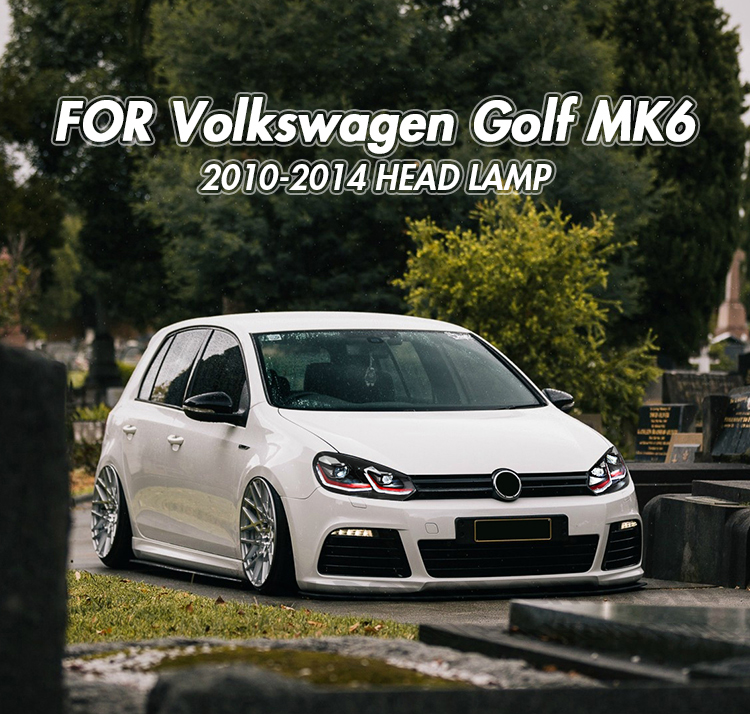 Volkswagen Golf MK6 Headlights GLF-A282-G6 For Volkswagen Golf MK6 (2010–2014) 17 Golf MK6 Headlights
