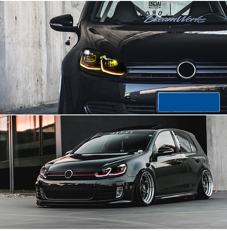 Volkswagen Golf MK6 Headlights GLF-A282-G6 For Volkswagen Golf MK6 (2010–2014) 24 Golf MK6 Headlights