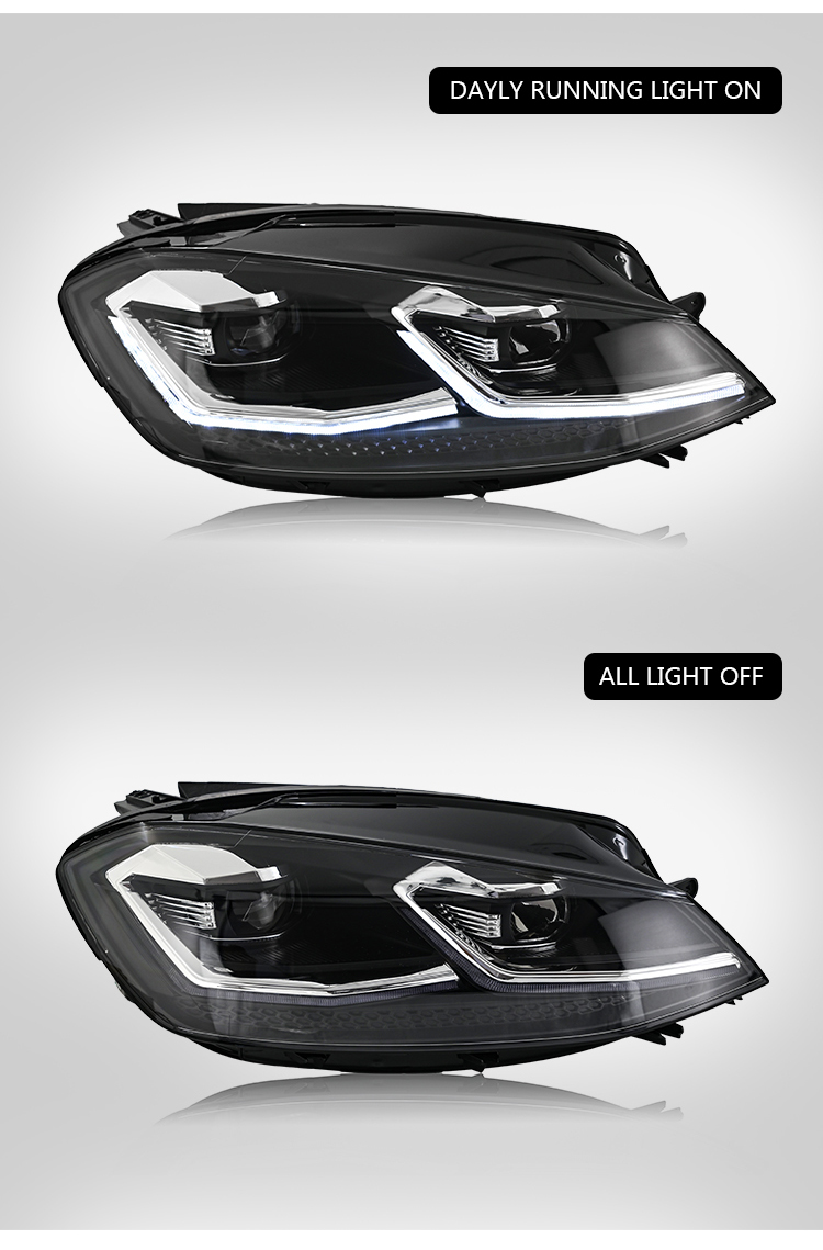 Volkswagen Golf MK7.5 Headlights GLF-A282-G7.5 For Volkswagen Golf MK7.5 (2018–2021) 22 Golf MK7.5 Headlights