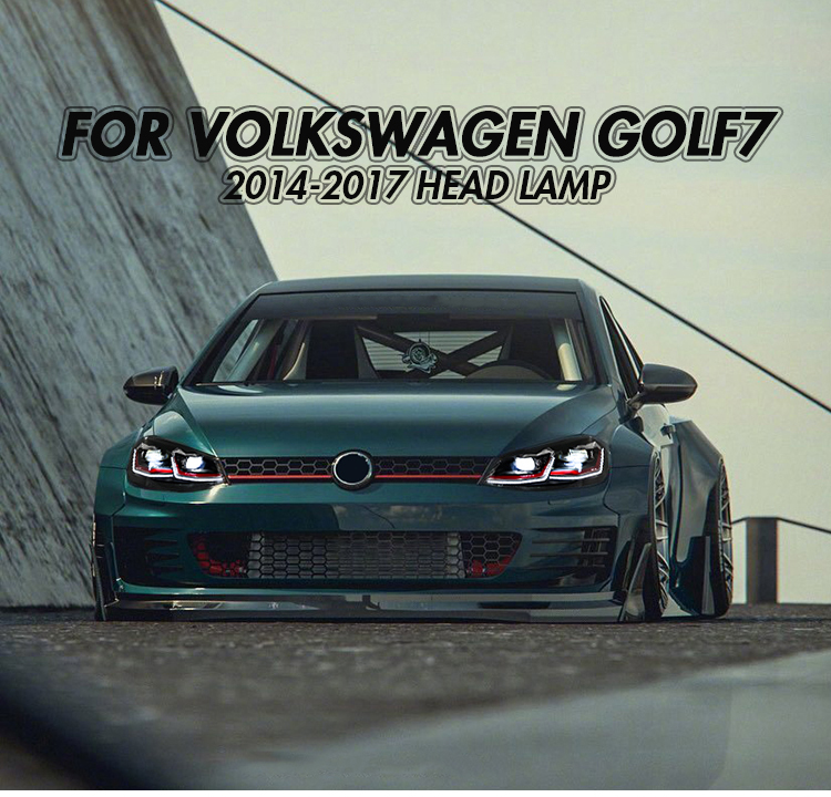 Volkswagen Golf MK7 Headlights GLF-A282-G7 For Volkswagen Golf MK7 (2015–2017) 17 Golf MK7 Headlights