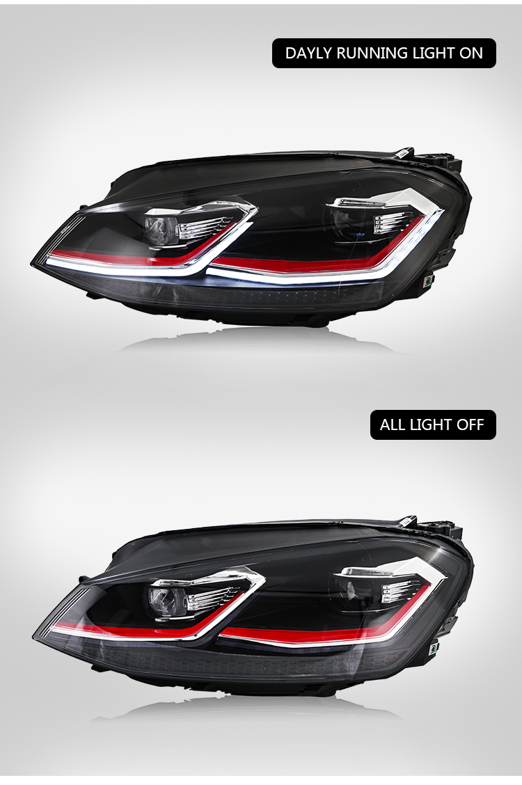 Volkswagen Golf MK7 Headlights GLF-A282-G7 For Volkswagen Golf MK7 (2015–2017) 20 Golf MK7 Headlights